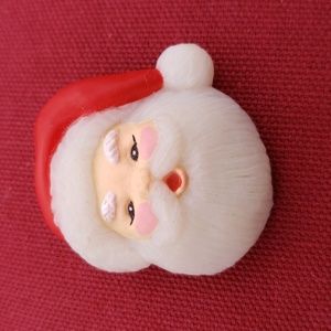 Vintage Santa Head Pin